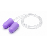 Tapones de Silicona para los Oídos con Cables para Protección Auditiva, Reducción de Ruido, Diseño Plegable - Product Image 2