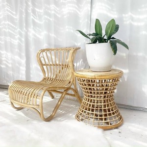 Chaise en rotin Vintage pour meubles de salon, fabriquée à la main au Vietnam - Product Image 3