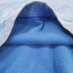 เสื้อฮู้ดขนแกะสำหรับผู้ชายกันหดลายทึบปัก3D สกรีนลายปะติดเสื้อซักลายกรด - Product Image 6