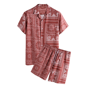 ชุดเซ็ตเสื้อผ้าลำลองผู้ชายไซส์ใหญ่ คุณภาพสูง ลายพิมพ์เข้าชุด 2 ชิ้น สไตล์สตรีทแวร์ สำหรับฤดูหนาว ผลิตตามแบบ OEM ปี 2025 ผ้าฝ้าย 100% - Product Image 1