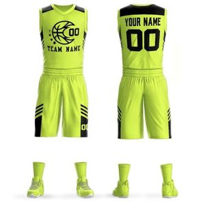 Maillot de sport de basket-ball par sublimation personnalisé de haute qualité logo de l'équipe imprimé en gros et uniformes de numéro - Product Image 3