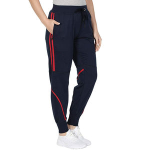 Pantalons de jogging pour femmes de qualité supérieure, à cordon de serrage, logo moyen, durable, à ressort plat, coupe régulière, broderie élastique, décontracté - Product Image 1