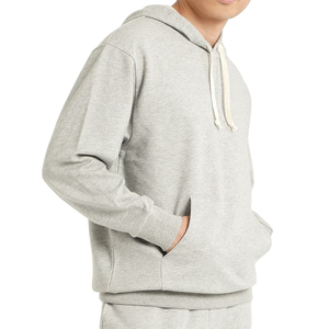 Sudaderas con Capucha para Hombre, Elegantes para Invierno, 100% Algodón, Felpa, Transpirables, Resistentes al Viento, Ecológicas, Costuras Duraderas, para Sesiones Casuales de Gimnasio - Product Image 1