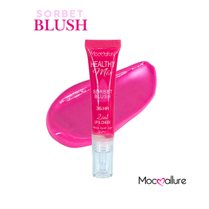 Mocoallure Sorbet <b>Blush</b>, rubor líquido - Product Image 3