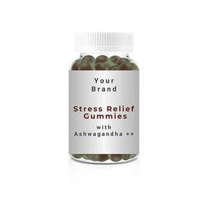 OEM Private Label Available Hot Selling Natural Stress Relief with Ashwagandha Herbal Supplement <b>Gummy</b> Candies for Adults - Product Image 1