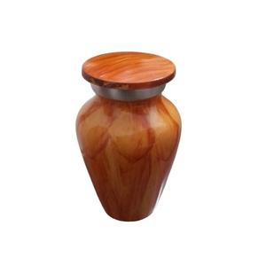 High Quality Aluminium Cremation Keepsake Urn With <b>Sticker</b> Finished <b>Metal</b> Funeral Urns For Human Ashes - Product Image 5