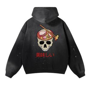 Sudadera con Capucha de Diseño Nuevo para Hombre, Lavado Ácido, Personalizada con Estampado, Ropa Urbana para Uso en Exteriores, Estilo Clásico para Invierno - Product Image 1