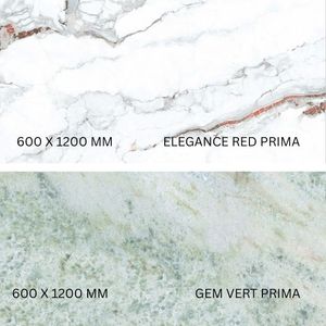 Azulejos adhesivos modernos de mármol brillante serie 600x1200 para interiores, comedor, apartamentos, baños al aire libre, supermercados, villas, EE. UU. - Product Image 6