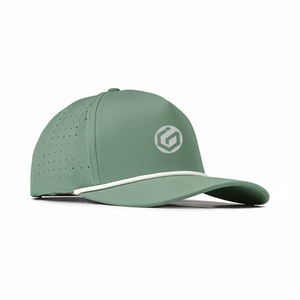 Gorra de Golf Curva con Logotipo Personalizado, Impermeable, 100% Poliéster, 5 Paneles, Corte Láser, Perforada, con Cuerda, Gorras Deportivas para Correr - Product Image 5