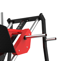 Presse à jambes linéaire commerciale à rail droit pour entraînement complet du bas du corps en salle de sport RS-1029