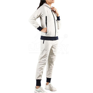OEM Service Hot Sale <b>Women</b> Casual Tracksuit Eco-Friendly Breathable Winter 2-Piece Long Set Customized Logo OEM Custom Service - Product Image 3