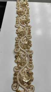 ออกแบบเองทำมือดอกไม้ปักในหลายสีในรูปแบบชาติพันธุ์สำหรับวัตถุประสงค์ต่างๆในขนาดที่แตกต่างกัน - Product Image 4