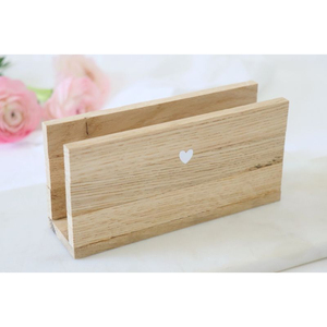 Porte-serviettes en bois d'acacia de qualité supérieure Distributeur de serviettes en bois de style moderne pour table à manger et comptoir de cuisine en vente - Product Image 2