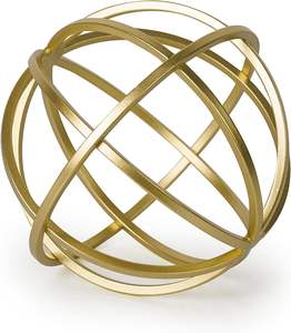 Artesanía creativa de metal, adornos redondos, decoración moderna de lujo para el hogar y la Oficina, colores y logotipo personalizables - Product Image 6