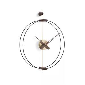 Horloge murale en métal nordique créative pour salon chambre à coucher mode atmosphérique horloge murale décorative fer aiguille affichage abstrait - Product Image 5