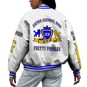 Sigma 1922แกมมา Rho แจ็คเก็ตพรีเมี่ยมรอยัลวาซิตี้ sgrho เสื้อโค้ทความภาคภูมิใจพุดเดิ้ลกรีก - Product Image 2