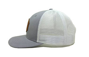 Casquette de camionneur personnalisée en gros, profil bas, patch en cuir, design sur mesure, faible MOQ, usine en Indonésie - Product Image 3