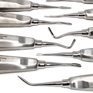 Ensemble de 15 ascenseurs et instruments d'extraction dentaires allemands en acier inoxydable de haute qualité, source d'alimentation manuelle et machinerie - Product Image 3
