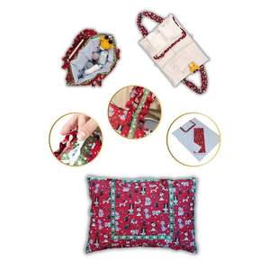 Juego de Ropa de Cama Portátil de Estilo Clásico 100% Algodón, 6 Piezas, Solución para Dormir para Bebés con Bolsa de Viaje Tejida - Product Image 3