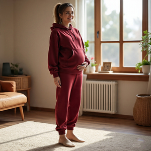 Women <b>Jogging</b> Pregnancy Tracksuit <b>Ladies</b> Streetwear Outdoor Sweatshirts & Sweatpants <b>Ladies</b> Maternity Sweat <b>Suits</b> Women - Product Image 2