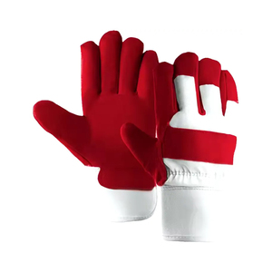 Guantes de trabajo de cuero dividido de vaca aprobados por la CE de alta resistencia Guantes de trabajo de seguridad para protección de manos y brazos para guantes de trabajo - Product Image 1