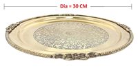 Assiette de présentation de mariage en acier inoxydable gravée, motif floral personnalisable, incassable, style classique, lavable, OEM/ODM