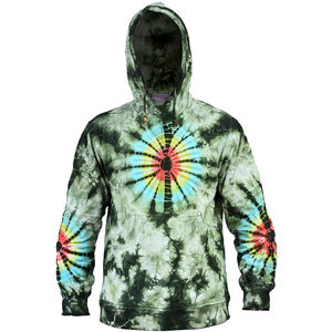 Sweat-shirt décontracté tie-dye 100 coton polaire de haute qualité Tye Die Tie and Dye Hoodies Pigment Dyed Hoodie pour hommes et femmes - Product Image 6