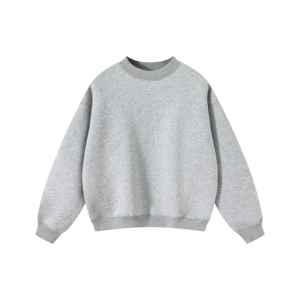 Sudadera con Capucha para Hombre, Personalizable con Logotipo, Lisa, Talla Grande, Cálida, de Poliéster/Algodón, con Hombros Caídos, para Otoño, 2 Piezas - Product Image 3