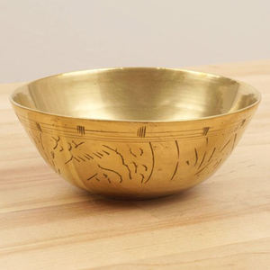 Bol à fruits en laiton de grande taille, de la meilleure qualité, fabriqué en Inde. - Product Image 6