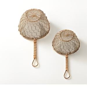 Passoire à thé en laiton moderne en or fini avec une passoire à thé de qualité supérieure pour la cuisine en vrac - Product Image 2