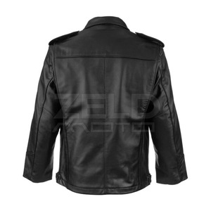 Chaqueta de cuero de diseño personalizado de invierno para hombre, chaqueta de cuero de moda de alta calidad para hombre recién llegado - Product Image 2