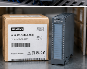 โมดูลเอาต์พุตดิจิตอล Simatic ET 200SP DQ32 32 ช่องสัญญาณ 24VDC S7 1500 ระบบอัตโนมัติ PLC ผลิตในเยอรมนี 6ES7532-5HF00-0AB0 - Product Image 5