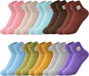 10 paires de chaussettes en coton pour femmes, coupe basse légère avec impression numérique élastique pour le confort - Product Image 6