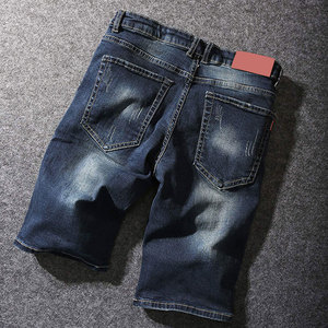 OEM Service Reasonable Price <b>Jeans</b> Short For Men Latest Style Custom Design Streetwear Men <b>Jeans</b> Short In Wholesale - Product Image 2