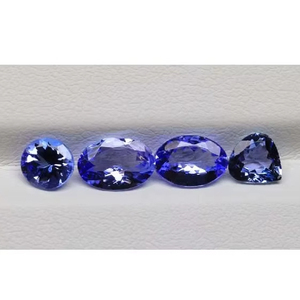 Increíble piedra preciosa de tanzanita de sombra azul de 3mm a 5mm de tamaño tanzanita facetada A + gemas de sombra tanzanita bien pulida a precio mayorista - Product Image 1