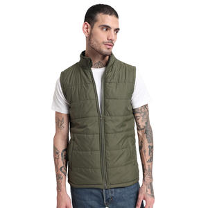 Ustom-Chaqueta acolchada para hombre, chaleco de gran tamaño con cuello levantado, ropa utilitaria para Otoño e Invierno - Product Image 1