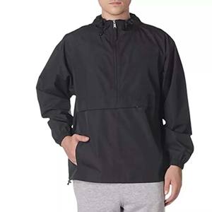 Vente en gros Vêtements personnalisés en coton pour hommes coupe-vent pour hommes veste personnalisée pour l'extérieur coupe-vent imperméable coupe-vent léger - Product Image 1
