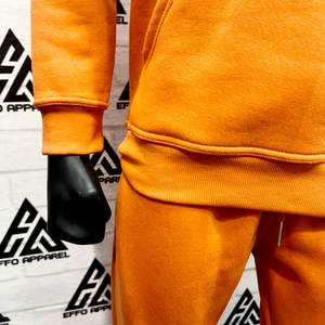 Survêtements personnalisés avec logo gratuit, ensemble de sweat-shirts en molleton français, sweat-shirts épais en coton lourd pour hommes, broderie, survêtements unisexes - Product Image 3