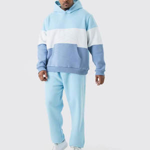 High-Custom Printed 100% Cotton Men's Casual Oversized Pullover Chándales con capucha Tallas grandes Verde a granel al por mayor - Product Image 1