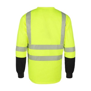 Alta visibilidad transpirable manga larga construcción reflectante hombres ropa de trabajo impermeable ignífugo resistente a la minería de fuego - Product Image 3