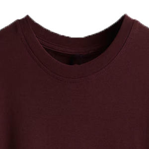 Camiseta Casual de Manga Corta para Hombre, Talla Grande, Ecológica, Transpirable, 100% Algodón Orgánico, 220g, Color Azul, Lisa - Product Image 2