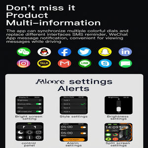 นาฬิกาอัจฉริยะ Sower X9 หน้าจอสัมผัส IPS ขนาด 1.85 นิ้ว IP67 ตรวจวัดอัตราการเต้นของหัวใจและออกซิเจนในเลือด พร้อมหูฟังบลูทูธ  ตัวติดตามสุขภาพสำหรับทุกเพศ - Product Image 6
