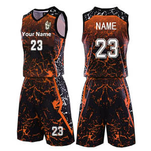 Conjunto de uniforme de baloncesto sin mangas de poliéster 100%, diseño impreso transpirable de alta calidad personalizado, ropa de baloncesto Superior - Product Image 3