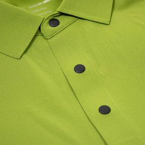 Venta al por mayor 100% poliéster hombres Golf para Polo camisetas logotipo personalizado antiarrugas patrón sólido ropa para hombres - Product Image 2