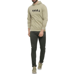 Sudadera con capucha para hombre hecha a medida con bolsillo High Street Style Patrón sólido Apliques Precio de fábrica a la venta - Product Image 4