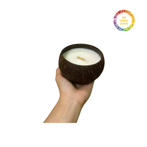 Bol de bougie en coquille de noix de coco de haute qualité du Vietnam décor de luxe artisanal - Product Image 3