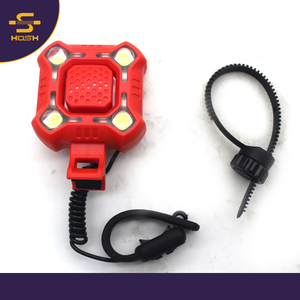 HOSH USB 可充电防水自行车喇叭和前灯，带 6 种模式 LED IPX4 夜间骑行灯 - Product Image 2