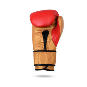 Gants de combat personnalisés de 8oz Gants de boxe professionnels de 12oz en cuir de vachette Gants de gymnastique imperméables MMA pour adultes Tailles 14oz - Product Image 3