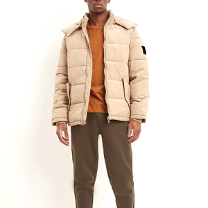 Chaqueta acolchada impermeable de invierno para hombre personalizada al por mayor, chaqueta acolchada para exteriores personalizada para hombre - Product Image 1