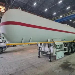 50 000 Liters LPG Gas Transport Tank Semi Trailer LPG Tanker For Sale